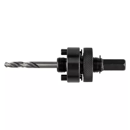 Graphite központfúró befogóadapterrel, Bi-Metál körkivágókhoz, 32-152mm, hatszög szárral