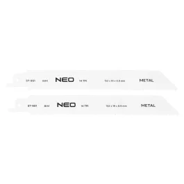   Neo orrfűrészlap 150mm, fém, INOX, fa, réz, műanyag, alu (2db/csomag)