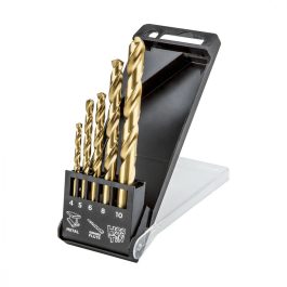   Graphite HSS-TiN fémcsigafúrószár készlet 4-10mm (5db/készlet)