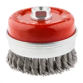   Graphite drótkorong, fazékkefe, sodrott, M14 belsőmenetes befogással, 100mm