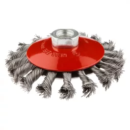   Graphite drótkorong, kúpos tányérkefe, sodrott, M14 belsőmenetes befogással, 100mm