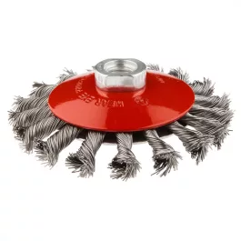   Graphite drótkorong, kúpos tányérkefe, sodrott, M14 belsőmenetes befogással, 115mm