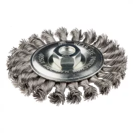   Graphite drótkorong, egyenes tányérkefe, sodrott, M14 belsőmenetes befogással, 115mm