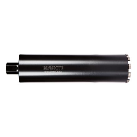 Graphite gyémánt magfúró korona, 112x450mm, 10 szegmenses, 58G540 géphez