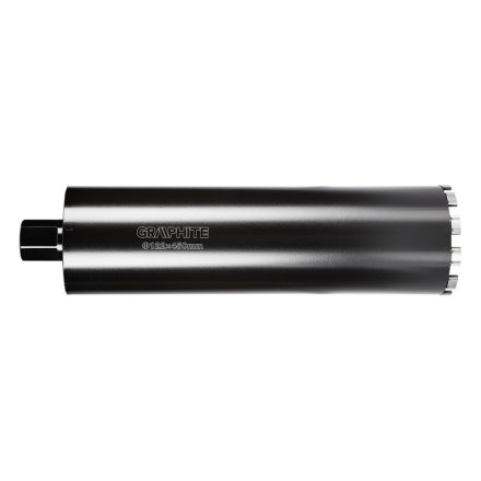 Graphite gyémánt magfúró korona, 122x450mm, 11 szegmenses, 58G540 géphez