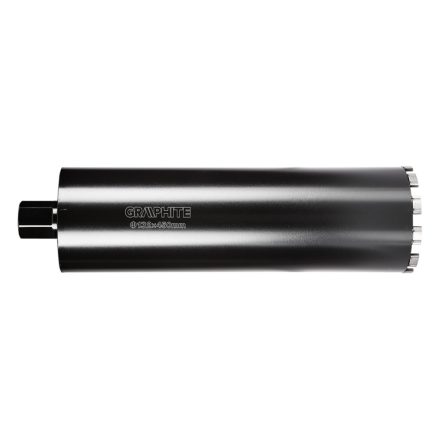 Graphite gyémánt magfúró korona, 132x450mm, 11 szegmenses, 58G540 géphez