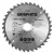 Graphite körfűrészlap, keményfém  fogakkal, 185 x 30mm, 36 fog
