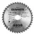 Graphite körfűrészlap, keményfém  fogakkal, 185 x 30mm, 40 fog