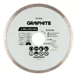 Graphite gyémánt vágókorong 180x22,2mm, vizes