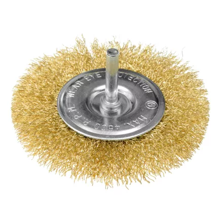 Graphite drótkorong, tányér, hullámos, 100mm, csapos