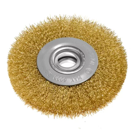 Graphite drótkorong, tányér, hullámos, 125x20mm, asztali gépekre