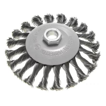 Graphite drótkorong, tányér, sodrott, 125mm, M14