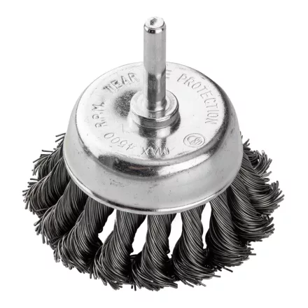 Graphite drótkorong, fazék, sodrott, 75mm, csapos