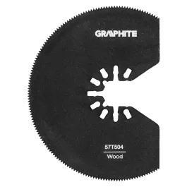   Graphite multigép, rezgőgép lap, HSS, 21TPI, 80mm, félköríves fűrész, fa-műanyag