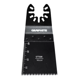   Graphite multigép, rezgőgép lap, HCS, 14TPI, 45mm, egyenes merülőfűrész, 3oldalon élezett fogak, fához