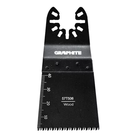 Graphite multigép, rezgőgép lap, HCS, 14TPI, 45mm, egyenes merülőfűrész, 3oldalon élezett fogak, fához