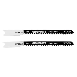   Graphite dekopírfűrészlap, U-befogó, HCS, 12TPI, 50/76mm, fa-rétegelt lemez (2db/csomag)