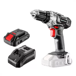   Graphite akkus fúrógép, Energy+, 18v, 10mm gyorstokmánnyal, 2Ah akkuval és töltővel