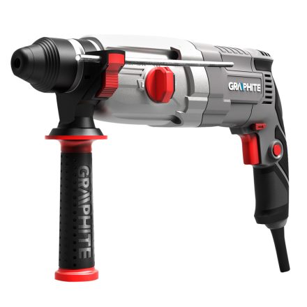 Graphite fúrókalapács vésőfunkcióval, 800W, 2,8 J, SDS Plus, koffer