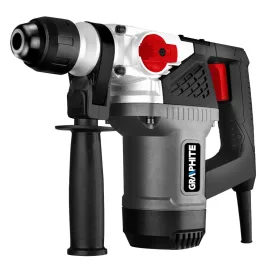   Graphite fúrókalapács vésőfunkcióval, SDS Plus, 900W, 4J, fogas tokmány, tartozékok, koffer
