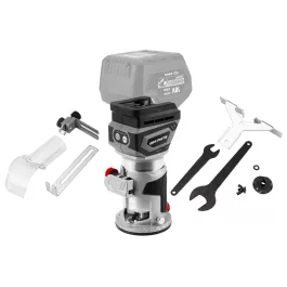   Graphite akkus szénkefementes élmaró, Energy+, 18V, akku nélkül