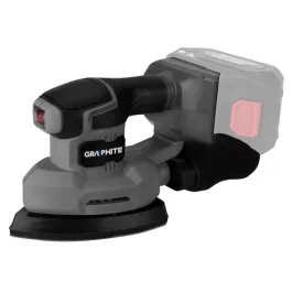   Graphite akkus szénkefementes deltacsiszoló, Energy+ 18V, akku nélkül