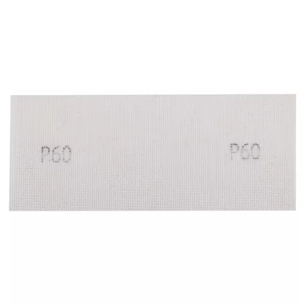 Graphite csiszolóháló fehér 115x280mm, fa, fém, műanyag, űveg, gipszkarton csiszoláshoz, P60