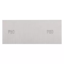   Graphite csiszolóháló fehér 115x280mm, fa, fém, műanyag, űveg, gipszkarton csiszoláshoz, P80