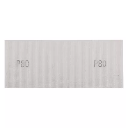 Graphite csiszolóháló fehér 115x280mm, fa, fém, műanyag, űveg, gipszkarton csiszoláshoz, P80