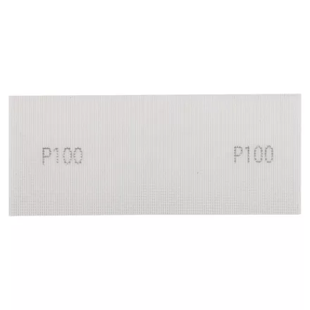 Graphite csiszolóháló fehér 115x280mm, fa, fém, műanyag, űveg, gipszkarton csiszoláshoz, P100