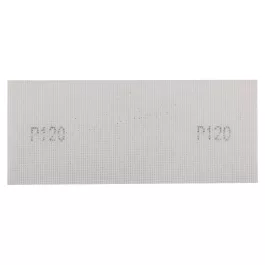   Graphite csiszolóháló fehér 115x280mm, fa, fém, műanyag, űveg, gipszkarton csiszoláshoz, P120