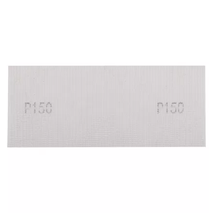 Graphite csiszolóháló fehér 115x280mm, fa, fém, műanyag, űveg, gipszkarton csiszoláshoz, P150