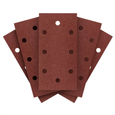 Graphite csiszolópapír tépőzáras 93x185mm, P80, 8 lyukas (5db/csomag)