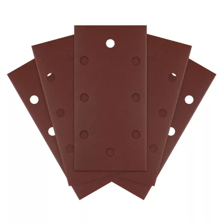 Graphite csiszolópapír tépőzáras 93x185mm, P220, 8 lyukas (5db/csomag)