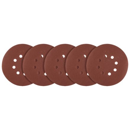 Graphite csiszolókorong tépőzáras 150mm, P150, 8 lyukas (5db/csomag)