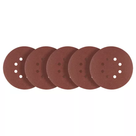 Graphite csiszolókorong tépőzáras 150mm, P100, 8 lyukkal, (5db/csomag)