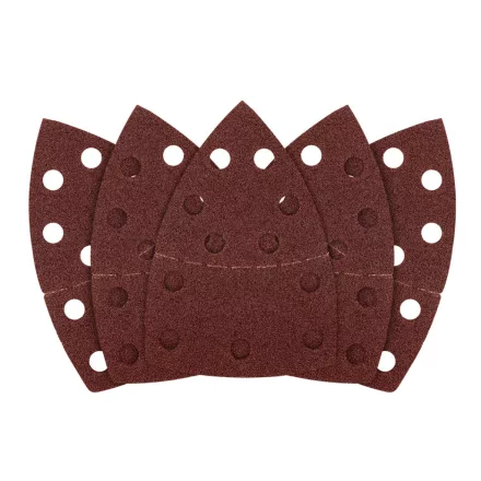 Graphite csiszolópapír tépőzáras delta 102x152mm, P60, 11 lyukas(5db/csomag)