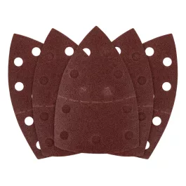   Graphite csiszolópapír tépőzáras delta 102x152mm, P80, 11 lyukas(5db/csomag)