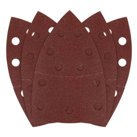 Graphite csiszolópapír tépőzáras delta 102x152mm, P120, 11 lyukas(5db/csomag)