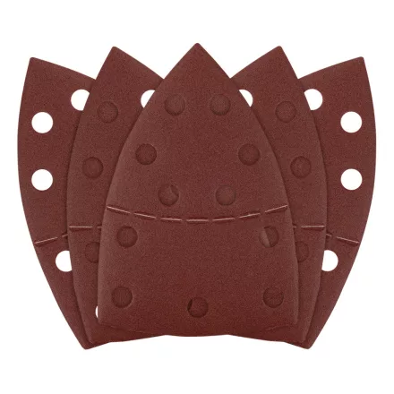 Graphite csiszolópapír tépőzáras delta 102x152mm, P180, 11 lyukas(5db/csomag)