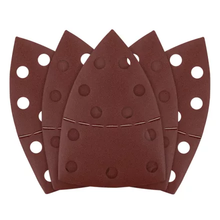 Graphite csiszolópapír tépőzáras delta 102x152mm, P220, 11 lyukas(5db/csomag)