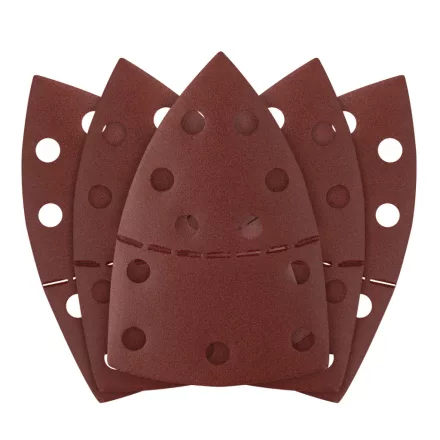 Graphite csiszolópapír tépőzáras delta 102x152mm, P240, 11 lyukas(5db/csomag)