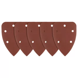   Graphite csiszolópapír tépőzáras deltacsiszolóhoz 98x140mm, P180, 5 lyukas (5db/csomag)