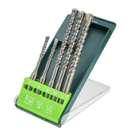   Verto sds plus betonfúró készlet 5, 6 x110mm + 8, 10, 12 x160mm (5db/készlet)