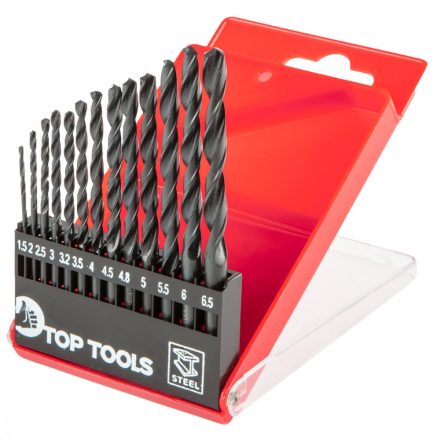 Top Tools csigafúró készlet 1.5-6.5mm (13db/készlet)