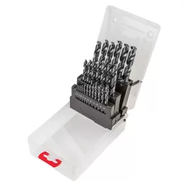   Verto csigafúró készlet HSS-G, 1.0 - 13.0mm (25db/készlet)