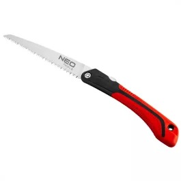   Neo túlélő kézifűrész, 21 cm, összecsukható, penge vastagság 0,85mm, 66hrc, 3 soros pengefelépítés