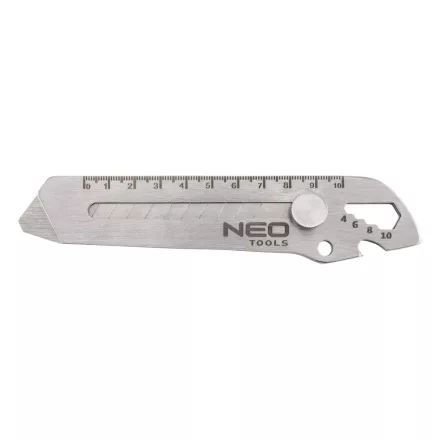 Neo multifunkciós kés 18mm-es törhető penge, 6az1-ben