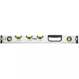 Neo vízmérték, 60 cm, 5 libella, markolattal