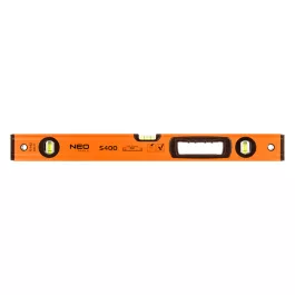 Neo vízmérték, alu, 3 libella, 1 fogantyú, S 400, 60cm